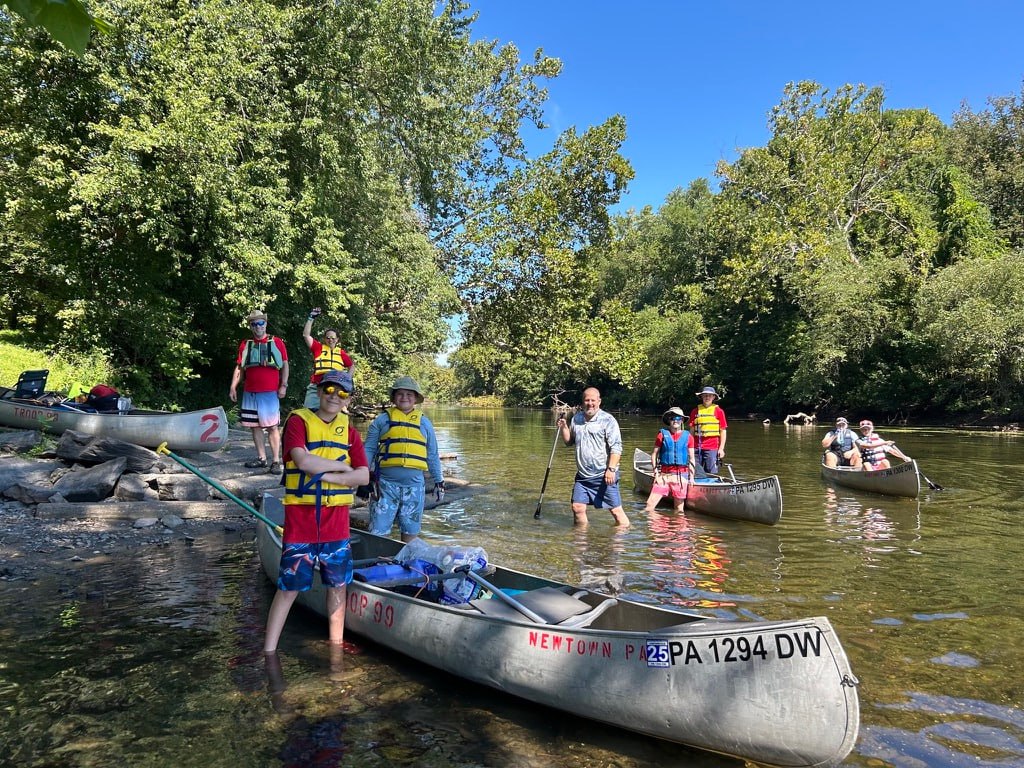 August Delaware Canoe Trip